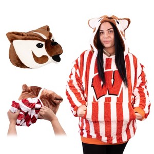 NCAA University of Wisconsin Badgers Stuffed Snugible Doll - 1 of 4