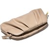 Dressy Vegan Leather Clutch Purse for Women Formal, Soft Pleated PU Evening Clutch for Weddings, Proms - 2 of 4