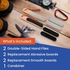 Impresa Hand & Finger Skin File (2 Pack) - Double Sided Hand Callus File with Replacement Boards - 3 of 4