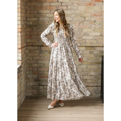 Inherit Gia Long Sleeve Maxi Dress