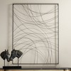 Dahlia Studios Vassa 39 1/2" High Black Wire Rectangular Metal Wall Art - 2 of 4