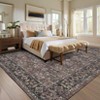 COZONY Floral Vintage Area Rug, Machine Washable Non-Slip Carpet for Living Room and Bedroom - 4 of 4
