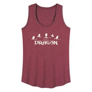 Women's - How To Train Your Dragon - Dragons Graphic Racerback Tank - 1 of 4