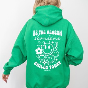 Simply Sage Market S.W.Smiley Be The Reason Someone Smiles Today Hoodie - 1 of 4
