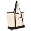 Dalix 22" Soft Canvas Tote Bag - 4 of 4