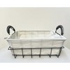 Essential Decor & Beyond 3-Piece Set Iron Basket with Fabric Lining Indoor Decor - 3 of 4