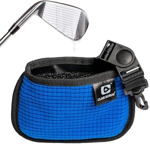 Club Scrub Mini Microfiber Club and Ball Cleaning Pouch - Blue - 1 of 3