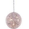 Elegant Lighting Cabaret 5 light Chrome Pendant Clear Royal Cut Crystal - 2 of 3