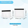 Unique Bargains Reusable Leakproof Zip PEVA Freezer Food Storage Bags 4 Pcs - 2 of 4