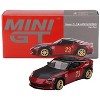 Nissan Z "LB Nation Works" #23 Gem Red Met w/Black & Hood w/Magazine Special Ed 1/64 Die Cast Model Car by Mini GT - 3 of 4