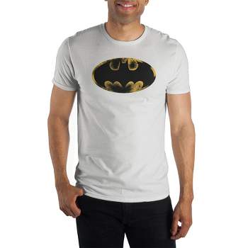 DC Comic Book Batman Mens White Graphic Tee Shirt-S