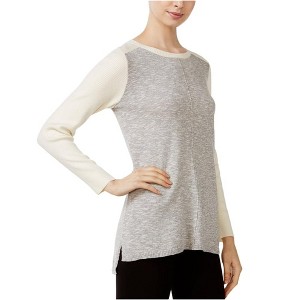 Kensie Womens Hi-Lo Colorblocked Knit Sweater - 1 of 1