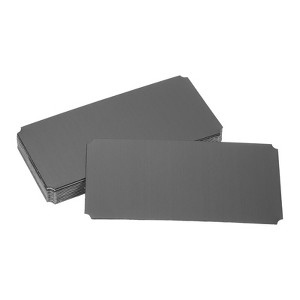 Unique Bargains Aluminium DIY Engraved Blank Nameplate Office Signages 12 Pcs - 1 of 4