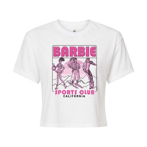 Women's - Barbie - Sports Club Cropped Graphic T-Shirt - 1 of 4