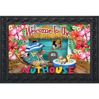 Briarwood Lane Summer Doormat 30x18 Indoor Outdoor Summer Nuthouse Humor For Summer Doormat