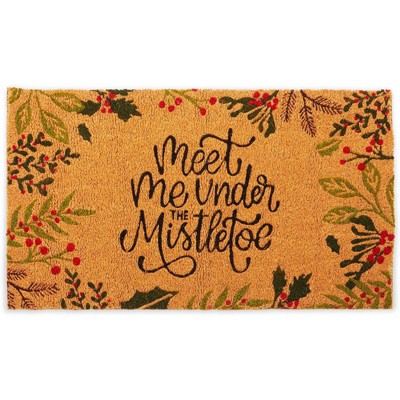 Hello Long Coir Doormat, Welcome Mats Outdoor for Home Entrance with  Non-Slip Backing (17x60 In)