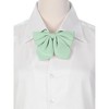 Elerevyo Women's Sparkle Shiny Solid Color Adjustable Neck Pre-Tied Bow Ties - 4 of 4