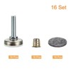 Unique Bargains Metal Non-Skid Adjustable Furniture Leveling Feet with Felt Pads for Chairs - 3 of 4