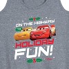 Women's - Disney - On The Highway To Holiday Fun Graphic Racerback Tank - 2 of 4