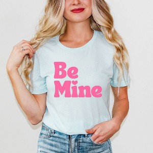 Simply Sage Market Women's Be Mine Bold Short Sleeve Graphic Tee - 1 of 4