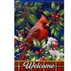 Briarwood Lane Winter Garden Flag 12x18 For Outdoor Cardinal and Holly For Winter Garden Flag Flags For Outside - 3 of 4