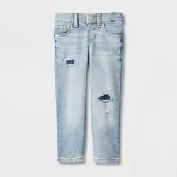 Toddler Girls' Mid-Rise Vintage Ankle Straight Jeans - Cat & Jack™