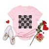 Simply Sage Market Heart Checkerboard Short Sleeve Graphic Tee - 3 of 4