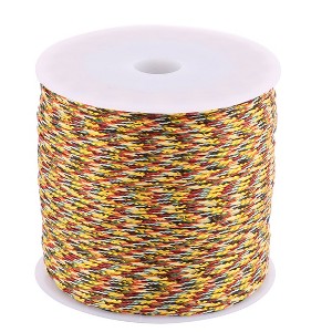 Unique Bargains Home Nylon DIY Craft Braided Bracelet Cord String Rope 110 Yards - 1 of 4