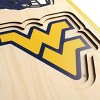 8" X 32" NCAA West Virginia Mountaineers Football 3D StadiumView Banner - 4 of 4