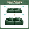GDFStudio Ferdinand Modern 82.7'' 2-Seater Teddy Upholstered Sectional Sofa with Curved Armrest - 4 of 4