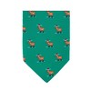 Jacob Alexander Men's Christmas Rudolph Reindeer Pattern Regular Length Neck Tie - Green - 4 of 4