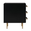 Trident Black Acacia Wood Nightstand - 4 of 4