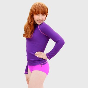 City Threads Girls UPF 50+ Quick-Dry Swim Briefs - USA-Made - 1 of 4
