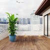 SEVOBAL Planters 3-Piece Modern Ceramic Glossy Flower Pots, Frost-Resistant with Drainage Holes for Indoor, Outdoor, Blue, 19.7"*19.7"*18.6" - 4 of 4