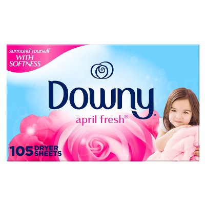 Downy April Fresh Fabric Softener Dryer Sheets - 105ct