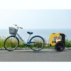 COWLOWN Red Pet Bike, Dog Cart for Bicycle,Suitable for Small and Medium Pets, Folding Cart Frame, Quick Release Wheel, Internal Leash - 3 of 4