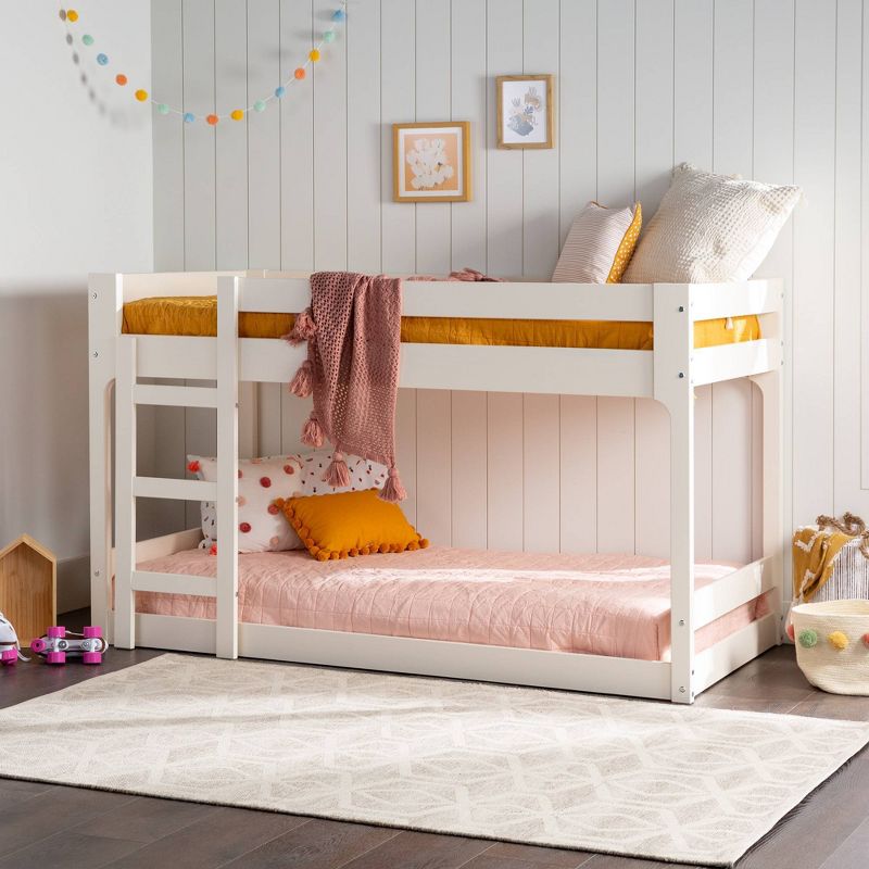 Twin Over Twin Indy Contemporary Solid Wood Bunk Bed - Saracina Home, 6 of 12