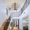 Baoure Black Farmhouse Candle Chandelier Round Rustic Modern Light Fixture High Ceiling Chandeliers 50 Light 40in for Living Room Dining Room Foyer - 4 of 4