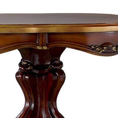 Elegant Round Reclaimed Wood Counter Height Dining Table