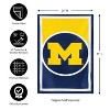 Evergreen Flag, DS New Burlap, Reg, University Of Michigan - 2 of 4