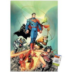 Trends International DC Comics - Justice League of America - Unite Unframed Wall Poster Prints - 1 of 4