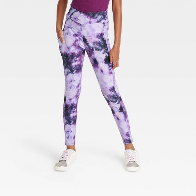 Girls purple outlet leggins