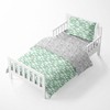 Bacati - Clouds in the City Mint/Gray 4 pc Toddler Bedding Set - image 3 of 4