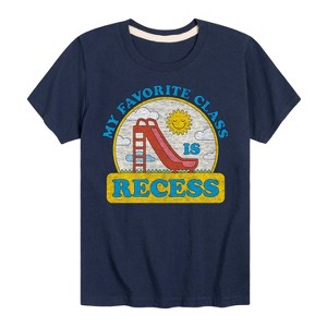 Boys' - Instant Message - My Favorite Class Is Recess Short Sleeve Graphic T-Shirt - 1 of 4