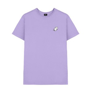 Dalix Ghost Embroidered Soft Cotton Short Sleeve T Shirt Mens - 1 of 4