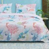 Sarasota 2 Piece Reversible Quilt Set With Sham Multicolor Twin by Barefoot Bungalow - 3 of 4