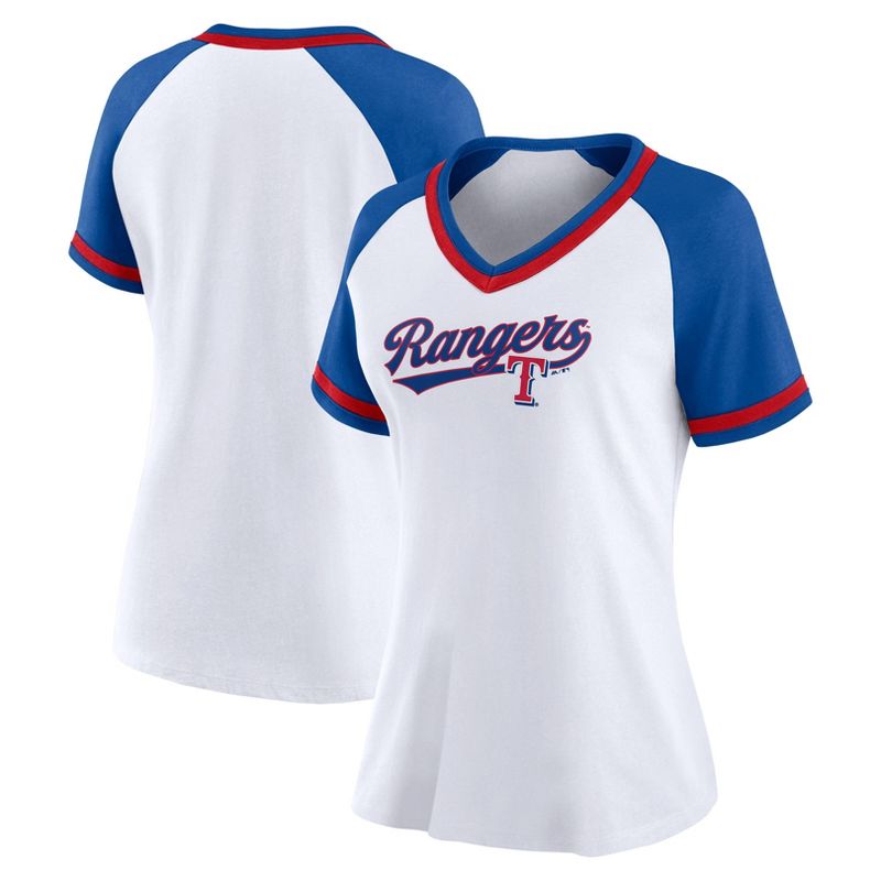 MLB Texas Rangers Women&#39;s Jersey T-Shirt, 1 of 4