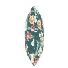 18"x18" Polyester Summer Floral Square Throw Pillow Green - Skyline Furniture: Bohemian Style - 2 of 4