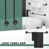 Itopfox 5 Piece Bathroom Hardware Set Oil Rubbed Bronze Includes 24in Towel Bar 18in Towel Rod Towel Ring Hook Toilet Paper Holder - 2 of 4