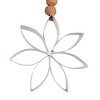 Hanging Flower Bead Terracotta, Metal & Jute - Foreside Home & Garden - 4 of 4